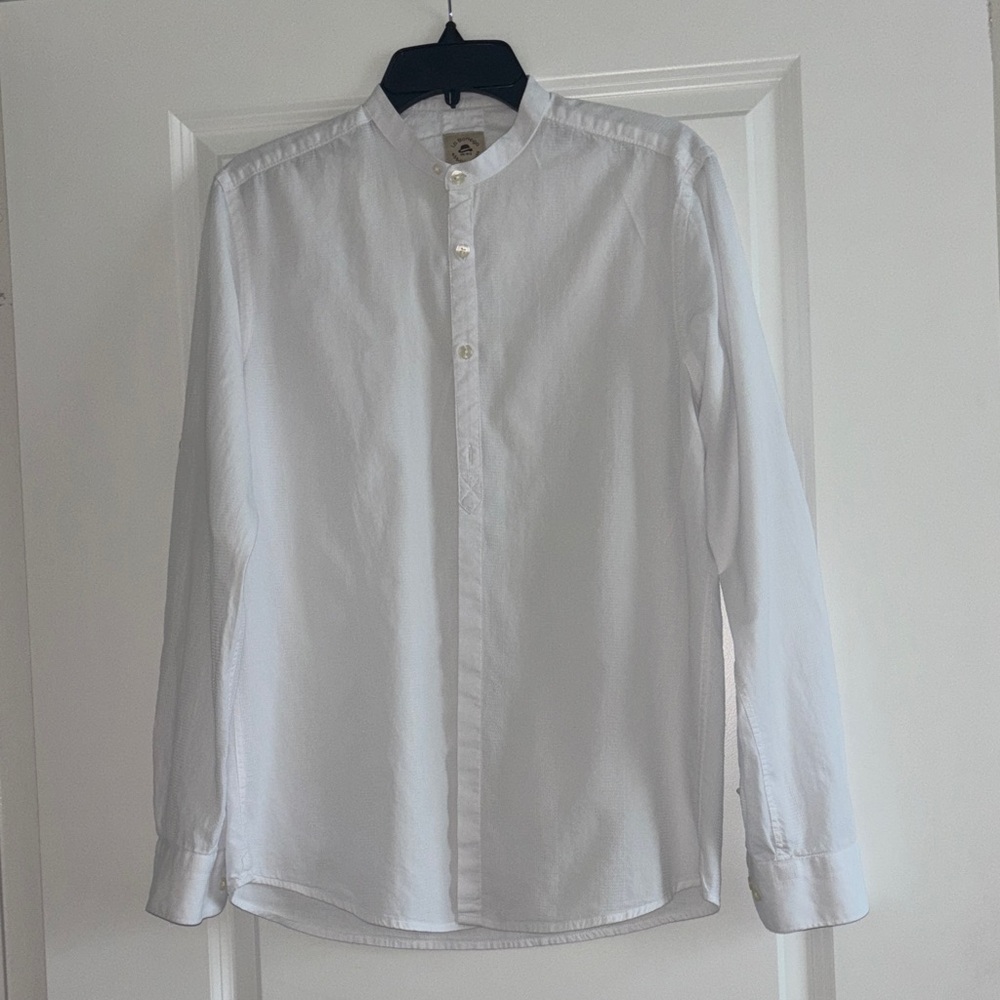 La Bottega Classic White Men's Shirt Size M